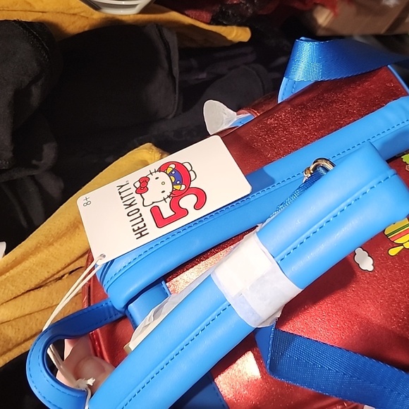 Loungefly Sanrio Hello Kitty 50th Anniversary Coin Bag Mini Backpack - Picture 3 of 6